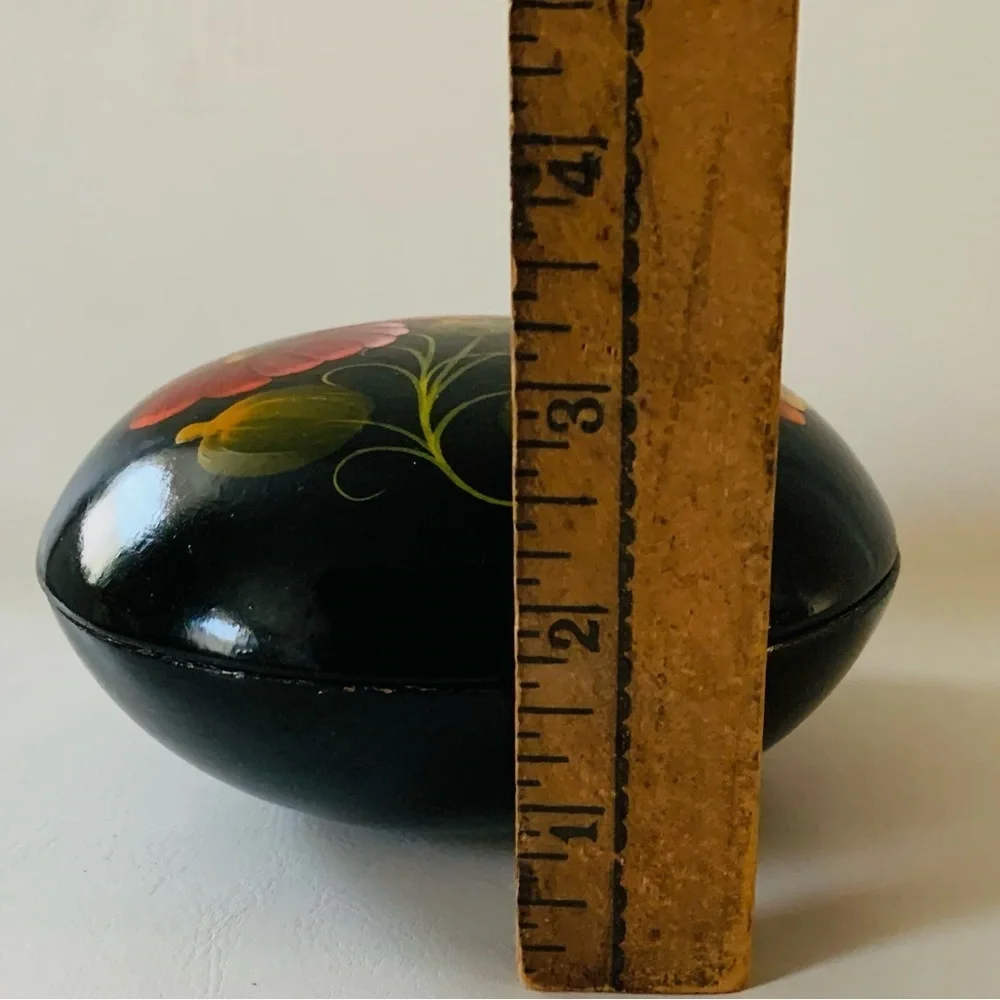 Wooden hand painted box